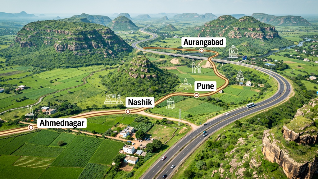 Scenic Sahyadri roads leading to Bhandardara in Ahilyanagar district